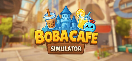 Official Boba Cafe Simulator Steam header artwork